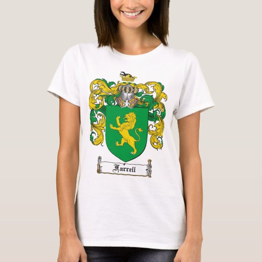 FARRELL FAMILY CREST - FARRELL COAT OF ARMS T-SHIRT (Voorkant)