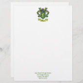 Farrell Family Crest Letterhead Briefhoofd Sjabloon (Voorkant / Achterkant)