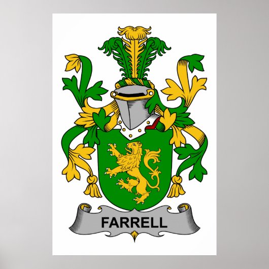 Farrell Family Crest Poster (Voorkant)