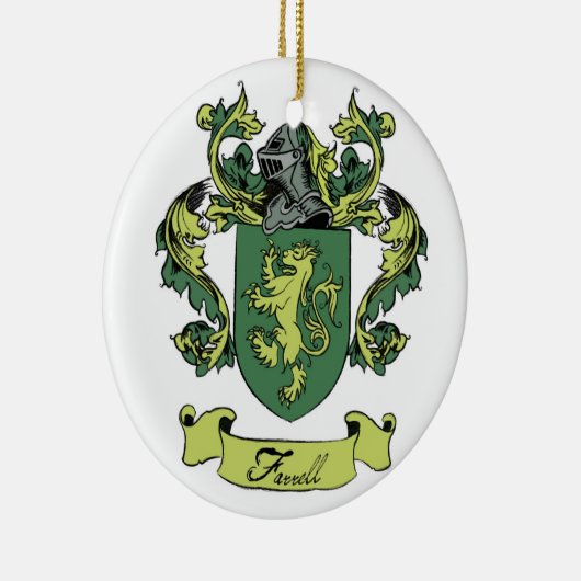 Farrell Family Geneology Crest Ornament (Rechts)