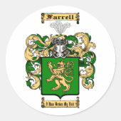 Farrell Ronde Sticker (Voorkant)