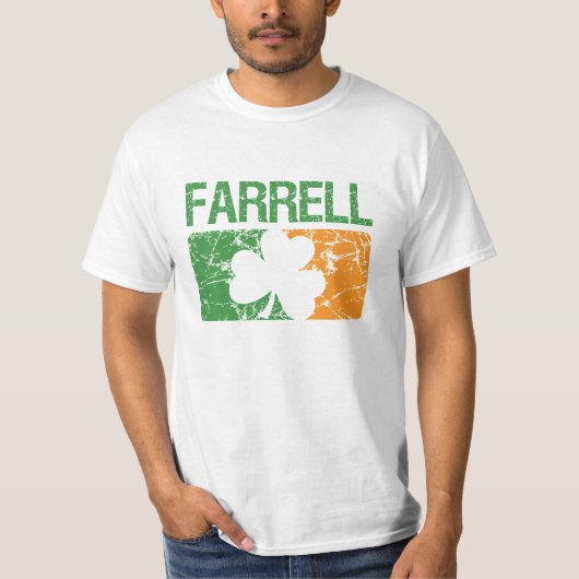 Farrell Surname Clover T-shirt (Voorkant)