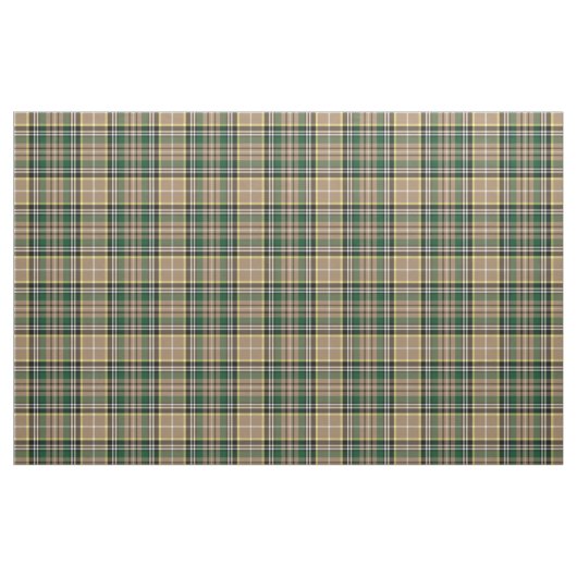 Farrell Tartan Pattern Tan Irish Pset Stof (Fat Quarter)