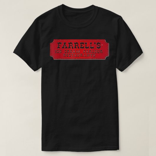 Farrell's Ice Cream Parlor  Retro T-shirt (Design voorkant)