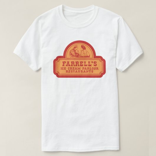 Farrell's ijskap Cream Parlor of Illinois T-shirt (Design voorkant)