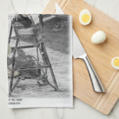 Farrier Blacksmith met Anvil Theedoek (Quarter Fold)