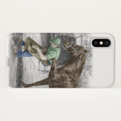 Farrier Blacksmith Shoeing Horse Case-Mate iPhone Case (Achterkant (horizontaal))