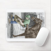 Farrier Blacksmith Shoeing Horse Muismat (Met muis)