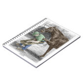 Farrier Blacksmith Shoeing Horse Notitieboek (Linkerzijde)