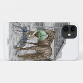 Farrier Blacksmith Trimming Horse Hoof Case-Mate iPhone Case (Achterkant (horizontaal))