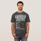 Farrier Hoefijzer Cadehoed Tools T-shirt (Voorkant volledig)