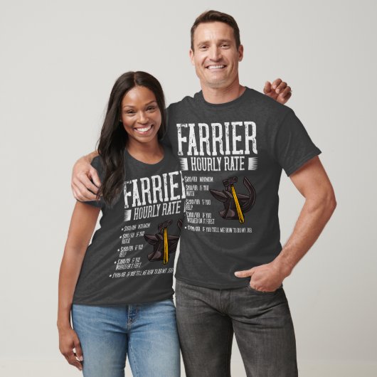 Farrier Hoefijzer Cadehoed Tools T-shirt (Unisex)