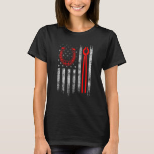 Farrier Hoefijzer Hoof Trimmen Paardenschoeisel _1 T-shirt