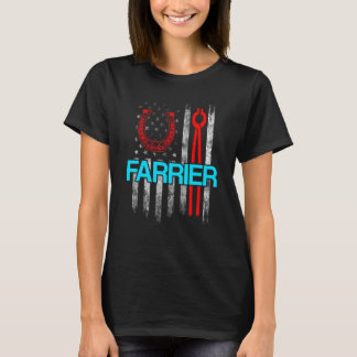Farrier Hoefijzer Hoof Trimming Equine Schoenen 40 T-shirt