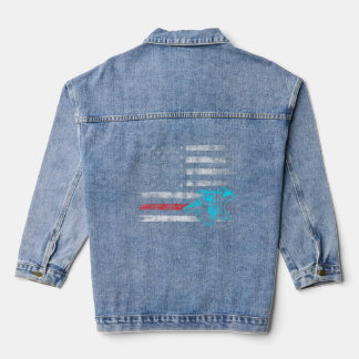 Farrier Hoefijzer Hoof Trimming Equine Shoeing 100 Denim Jacket