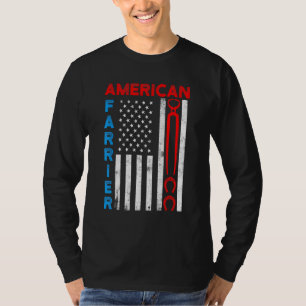 Farrier Hoefijzer Hoof Trimming Equine Shoeing 71 T-shirt
