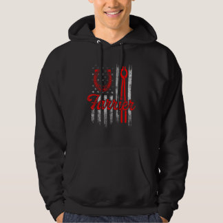 Farrier Hoefijzer Hoof Trimming Equine Shoeing 92 Hoodie