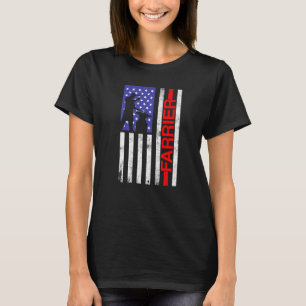 Farrier Hoefijzer Hoof Trimming Equine Shoeking T-shirt