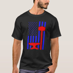 Farrier Hoefijzer Hoof Trimming Equine Shoeking T-shirt