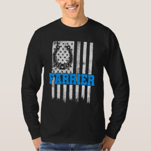 Farrier Hoefijzer Hoof Trimming Equine Shoeve 3 T-shirt