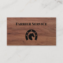 Farrier Hoefijzer Service Wood