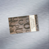 Farrier Horseshoeing and Trim Magnetisch Visitekaartje (Voorbeeld)