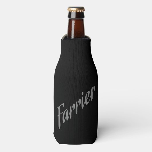 Farrier in Zilver Flesjeskoeler (Fles Voorkant)