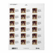 Farrier - Mooie Paard Foto Hoef Trim Etiket (Full Sheet)