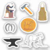 Farrier Stickers (Voorkant)