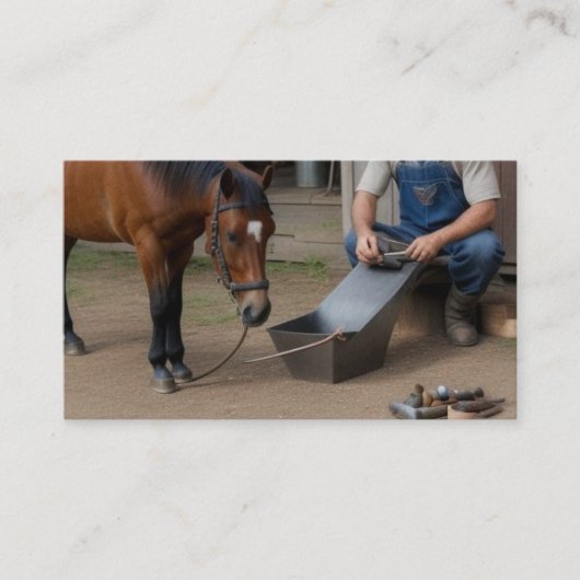 Farrier Visitekaartje (Voorkant)