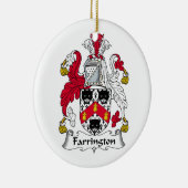 Farrington Family Crest Keramisch Ornament (Rechts)