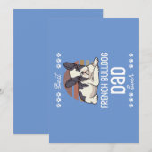 Fars Dag Hond Liefhebber Huisdier Eigenaar Frenchi Feestdagenkaart (Voorkant / Achterkant)