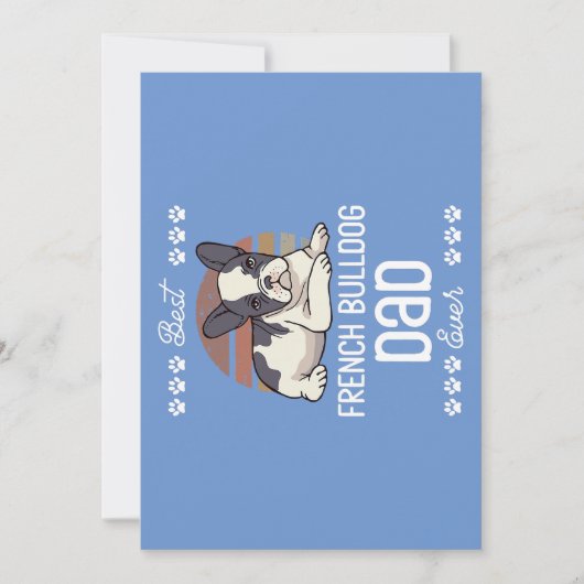 Fars Day hondenliefhebber huisdier eigenaar Franse Feestdagenkaart (Voorkant)