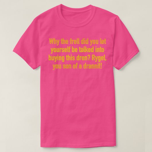 Farscape Cussing T-shirt (Design voorkant)
