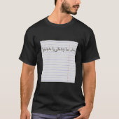 Farsi (perzisch) Klassieke T-Shirt van het Citaat (Voorkant)