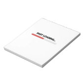 Fart-belasting Notitieblok (Linkerzijde)