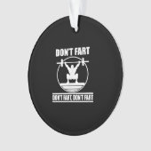 Fart Funny Gym Workout Squat for Bodybuilder Ornament (voorkant)