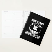 Fart Funny Gym Workout Squat for Bodybuilder Planner (Display)