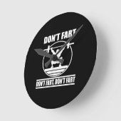 Fart Funny Gym Workout Squat for Bodybuilder Ronde Klok (Hoek)