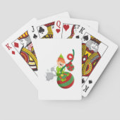 Fart Kerstmis Funny Gift Pokerkaarten (Achterkant)