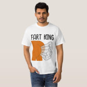 FART KING Funny DAD MANNEN T-shirts (Voorkant volledig)