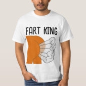FART KING Funny DAD MANNEN T-shirts (Voorkant)