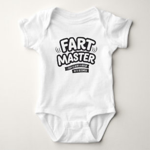 Fart Master, i can clear a room in 5 seconds Romper
