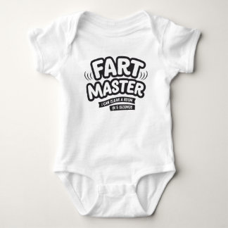 Fart Master, i can clear a room in 5 seconds Romper