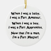 Fart Master Keramisch Ornament (Voorkant)