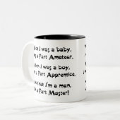 Fart Master Tweekleurige Koffiemok (Voorkant links)