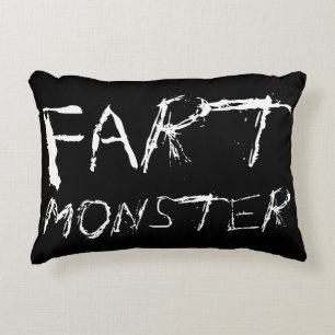 Fart Monster Decoratief Kussen