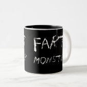 Fart Monster Tweekleurige Koffiemok (Voorkant rechts)
