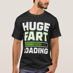 Fart nieuwigheid voor mannen vrouwen met scheten J T-shirt