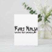 FART NINJA BRIEFKAART (Staand voorkant)